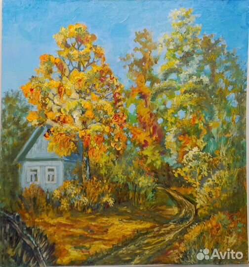 Картина маслом пейзаж