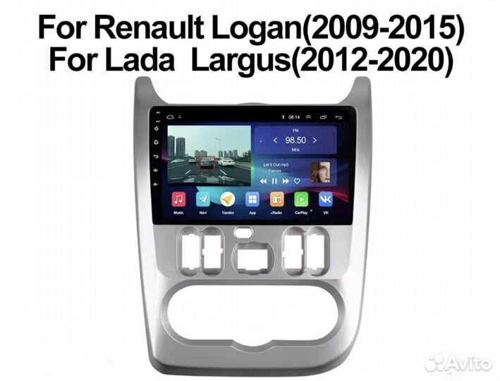 Магнитола android Renault Logan 2 09-15
