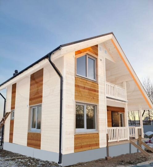 Коттедж 90 м² на участке 7 сот.