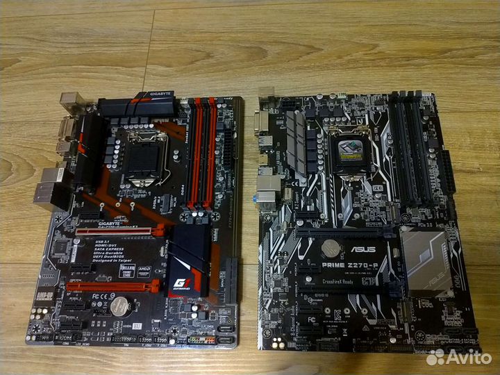 Платы LGA1151: Gigabyte Z170, Msi Z270 +i5/i7-6700