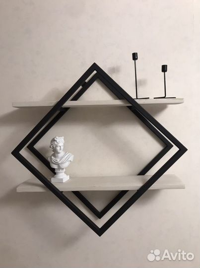 Полка настенная в стиле лофт