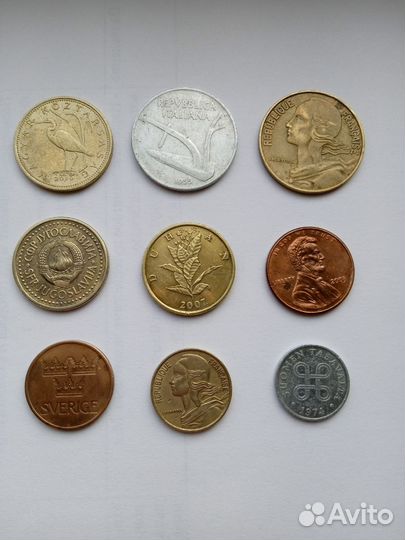 Монеты наборы 1,2,3