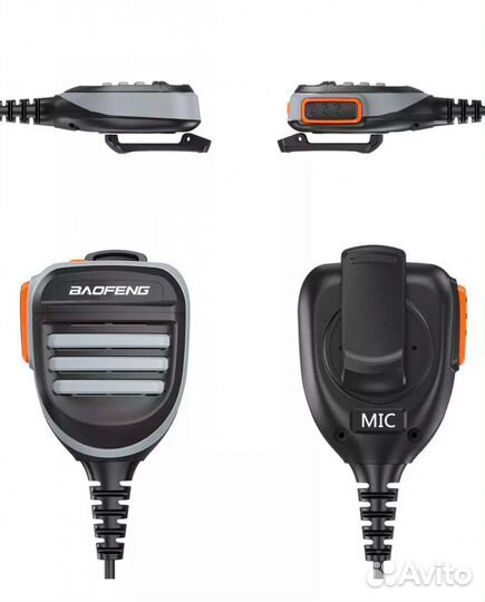 Тангента для рации Baofeng (Kenwood) влагозащита