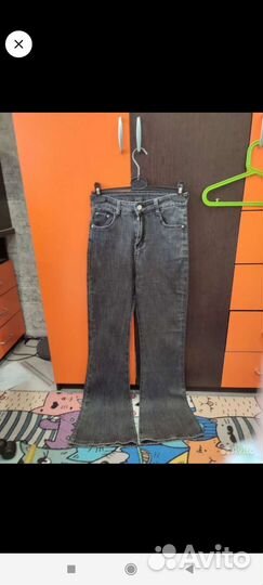 Шорты джинсовые, джинсы клеш