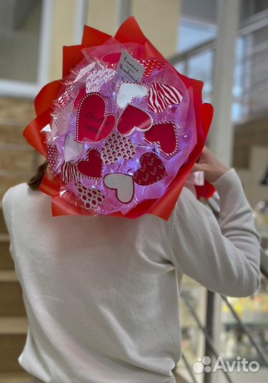 Светящийся букет из бабочек