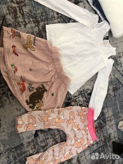 Вещи для девочки пакетом 104-110