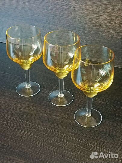 Фужеры, стеклянные бокалы СССР