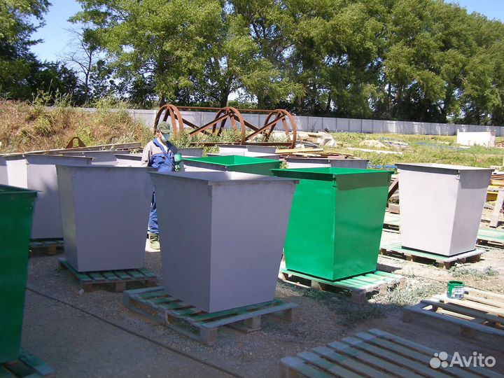 Бак для мусора 850x760x1000