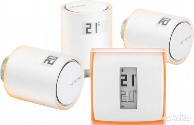 Набор Netatmo: термостат + доп термоголовки