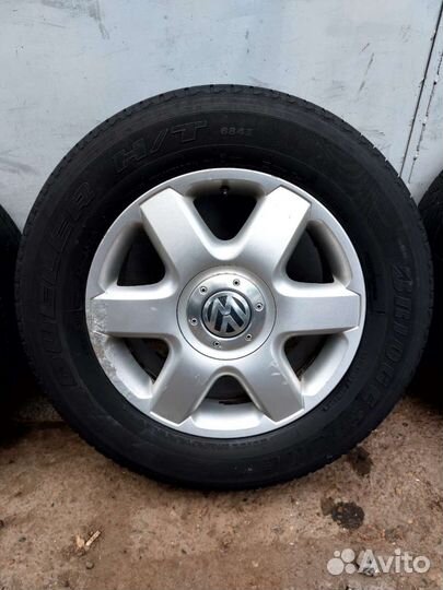 Литые диски с резиной R18 Volkswagen touareg 02-10