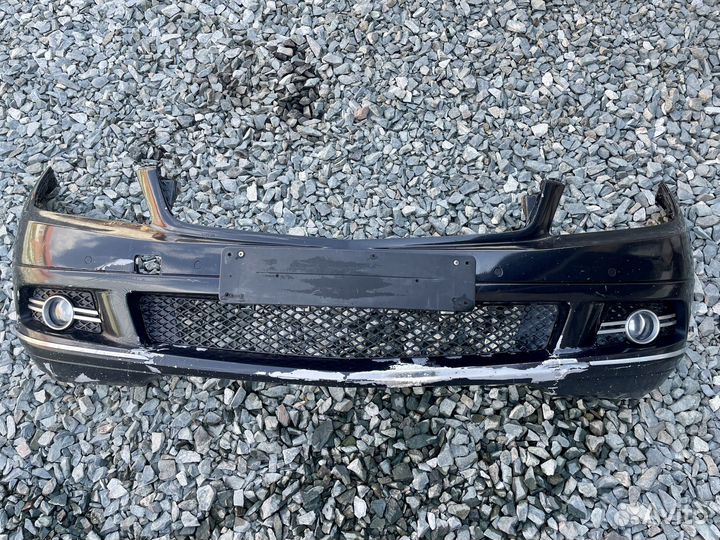 Передний бампер Mercedes w204 дорест