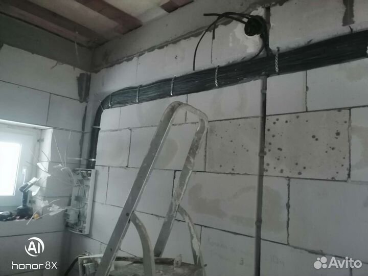 Электрик. Электромонтажные работы. Штробление б/п
