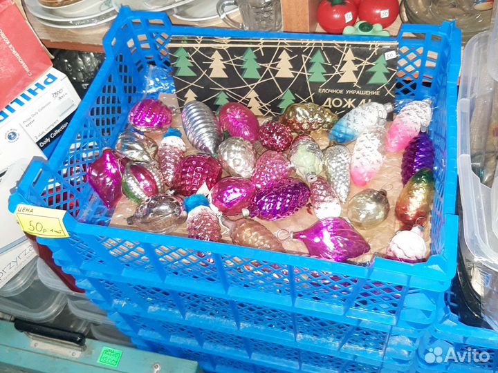 Елочные игрушки СССР (комиссионный магазин)