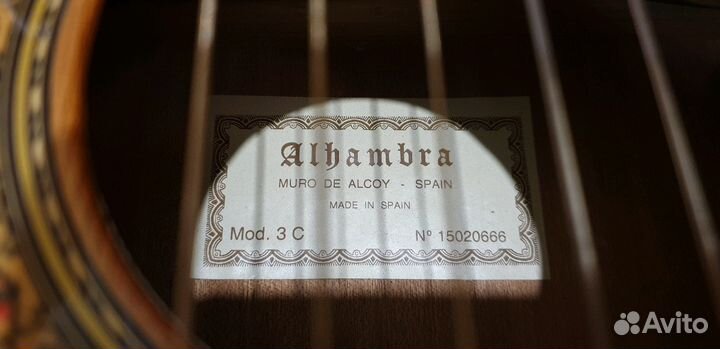 Гитара Alhambra 3C