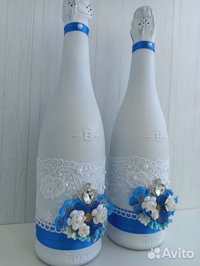 Свадебное шампанское, аксессуары