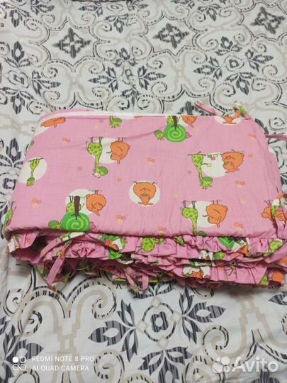 Мягкие бортики в кроватку