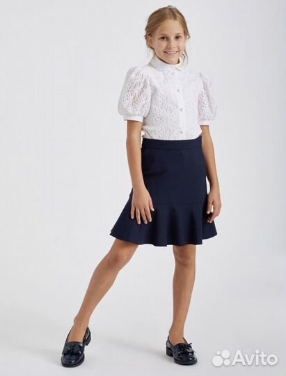 Блузка белая для девочек