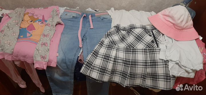 Детские вещи на девочку пакетом 110-122