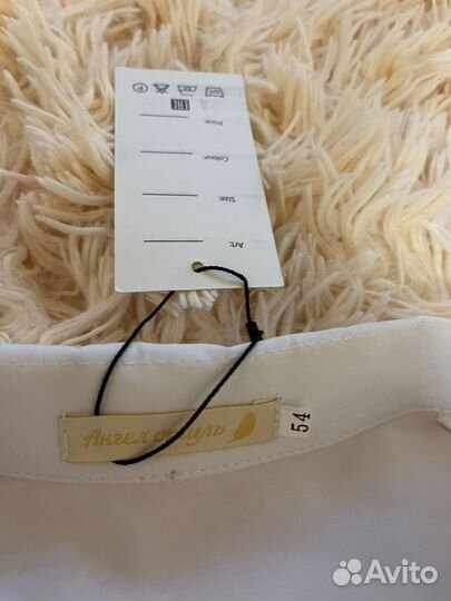 Блузка женская 50 52 белая