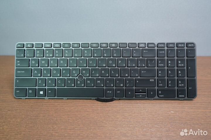 Клавиатура HP ZBook 15u G3 черная с подсветкой