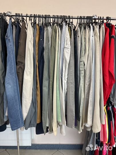 Джинсы брюки мужской летние