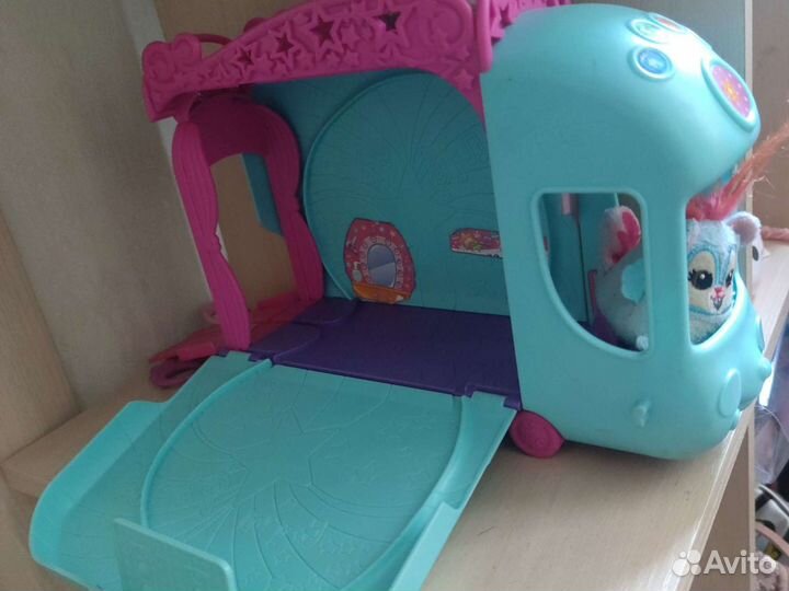 Автобус хомячки интерактивные тележка