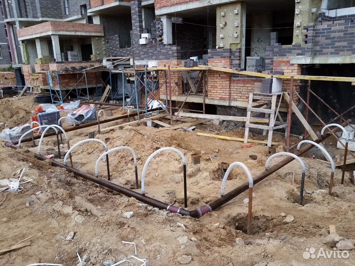 Водопонижение, осушение, откачка воды из котлована