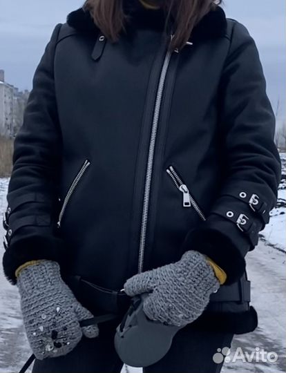 Дубленка авиатор натуральная