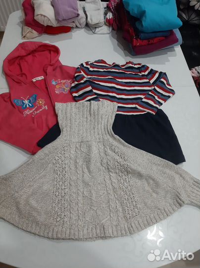 Вещи пакетом на девочку 98-104