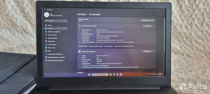 Xiaomi mi notebook pro 15.6