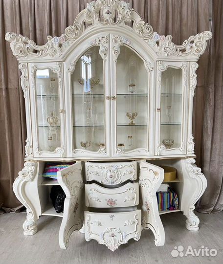 Сервант 4-х дв «Барокко Люкс» оригинал