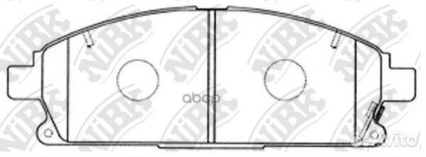 Колодки тормозные nissan X-trail 01- перед. PN2