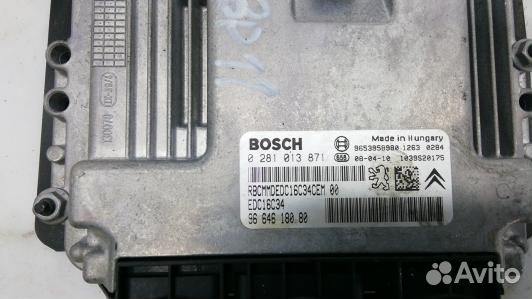 Блок управления двс citroen berlingo 2 (78P11PC01)