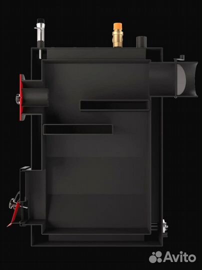 Твердотопливный котёл 65 квт