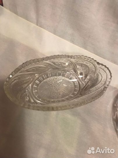 Хрустальная ваза, конфетница, салатница