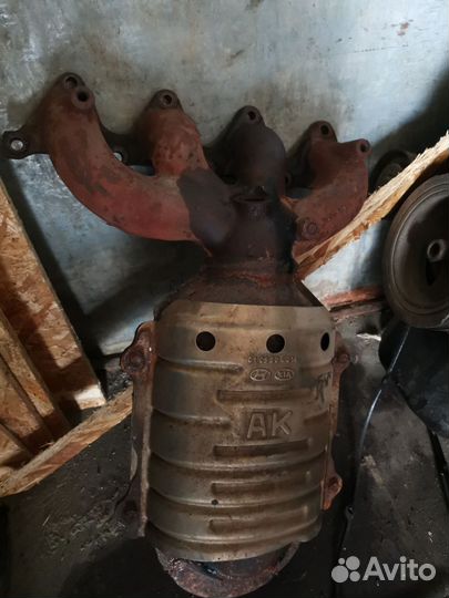 Выпускной коллектор hyundai accent акцент