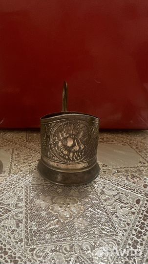 Подстаканники СССР мельхиор
