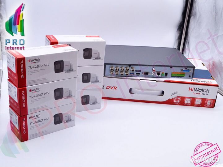 Видеокамеры HiWatch 5Mpx с видеорегистратором