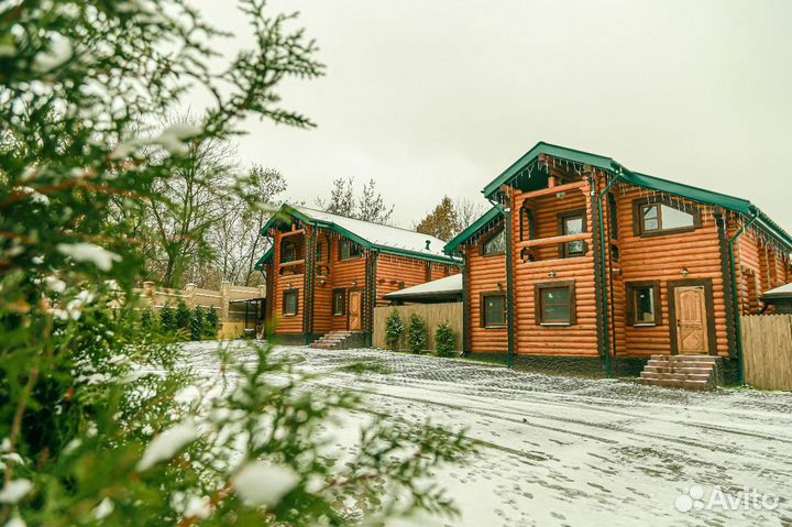 Русская баня на дровах с чаном