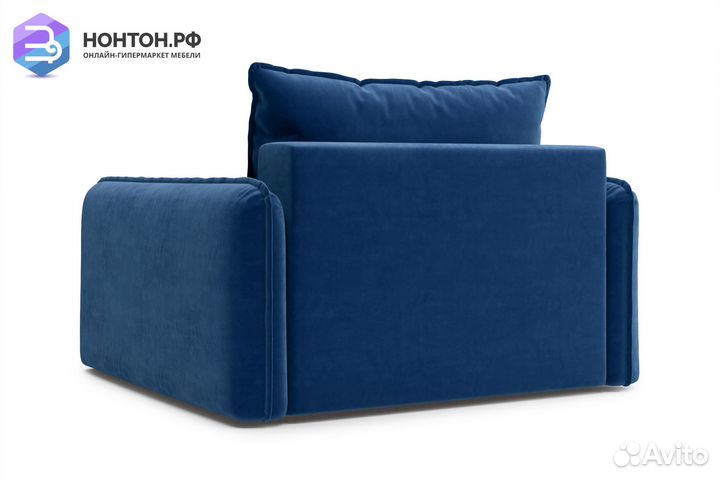 Кресло тик-так Антей темно-синее