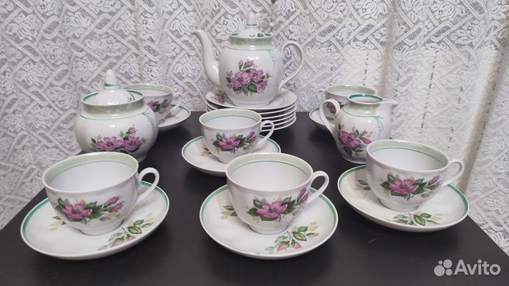 Чайный сервиз Дулевский фарфор (новый)