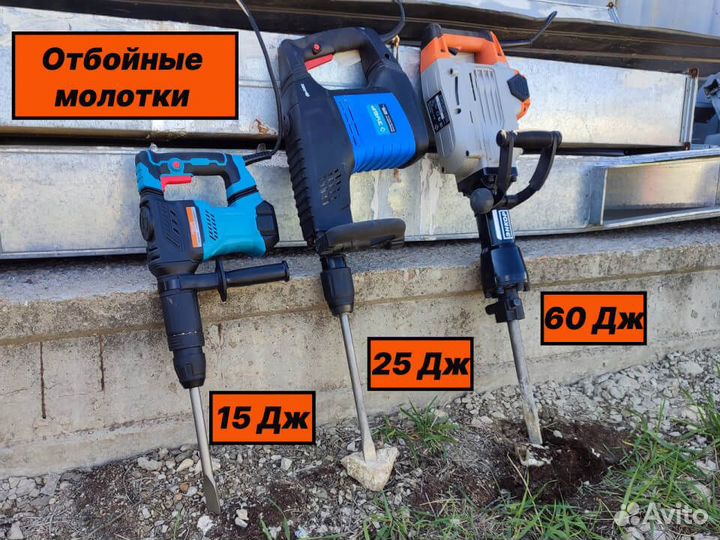 Аренда перфоратора, отбойного молотка