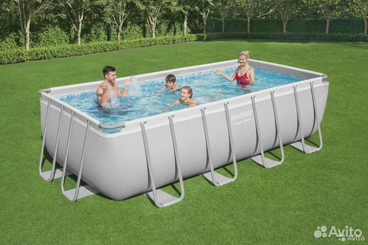 Каркасный бассейн Bestway 56671 488х244х122 см