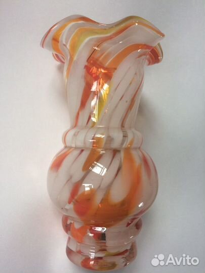 Ваза стеклянная интерьерная