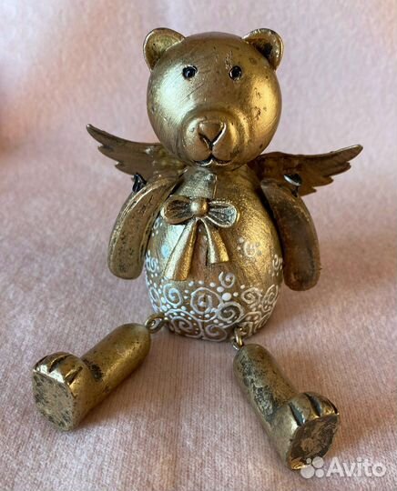 Интерьерная фигурка Мишка с крылышками. Новый