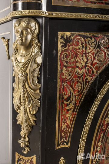 Комод в стиле Буль старинный