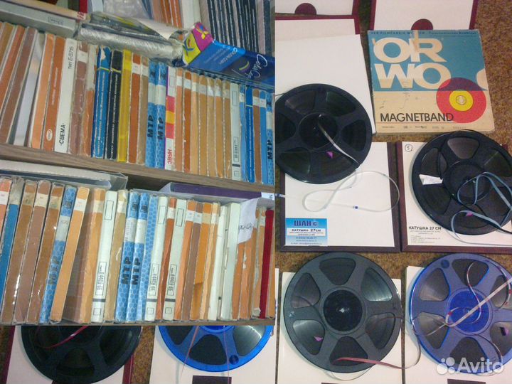 Кассеты.Катушки №18,№22,№27.Бобины,Лента.Запечатки