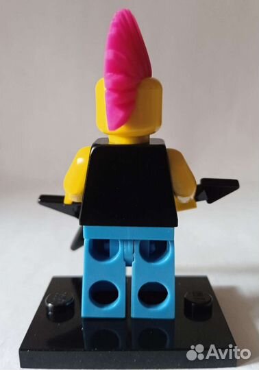 Lego minifigures рокер минифигурка лего панк
