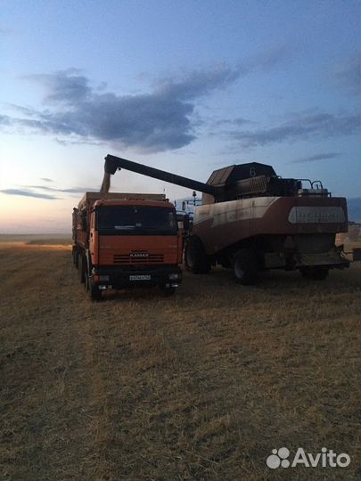 Камаз с прицепом зерновоз сельхозник