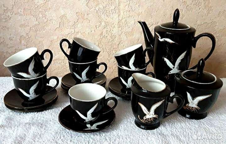 Сервиз кофейный Чайка. Старый Китай